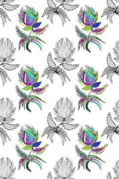 Abstract super cute and nice interesting picture Illustrazione stock