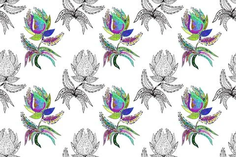 Abstract super cute and nice interesting picture Stock Illustration