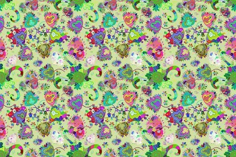 Abstract super cute and nice interesting picture イラスト素材