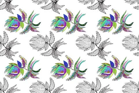 Abstract super cute and nice interesting picture 库存插图