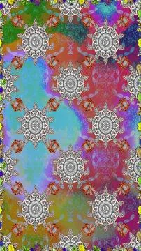 Abstract super cute and nice interesting picture 库存插图