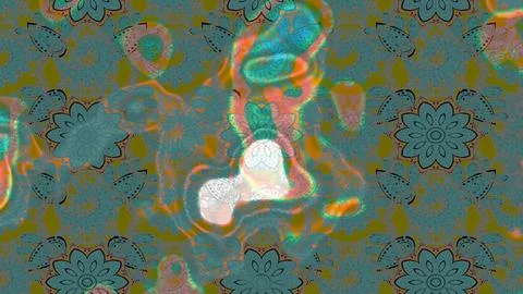 Abstract super cute and nice interesting picture 库存插图