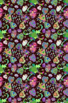 Abstract super cute and nice interesting picture Illustrazione stock