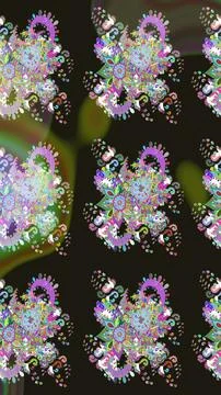 Abstract super cute and nice interesting picture 스톡 일러스트