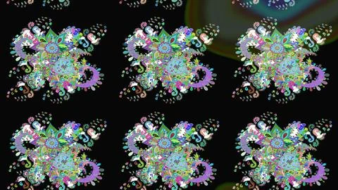 Abstract super cute and nice interesting picture Stock Illustration