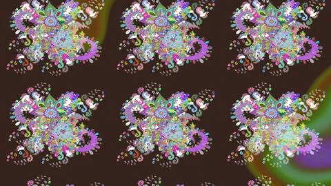 Abstract super cute and nice interesting picture Stock Illustration