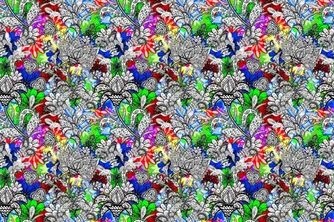 Abstract super cute and nice interesting picture Stock Illustration