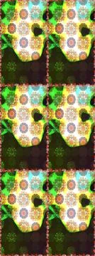 Abstract super cute and nice interesting picture Stock Illustration