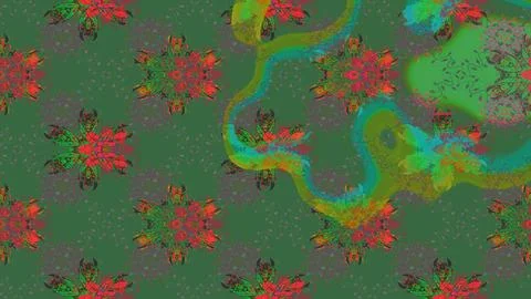 Abstract super cute and nice interesting picture Illustrazione stock
