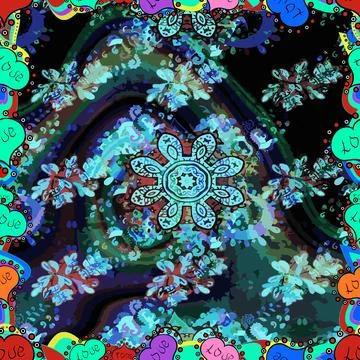 Abstract super cute and nice interesting picture Stock Illustration