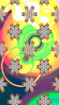 Abstract super cute and nice interesting picture Stock Illustration