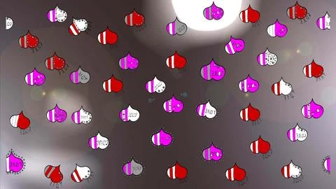 Abstract super cute and nice interesting picture Stock Illustration