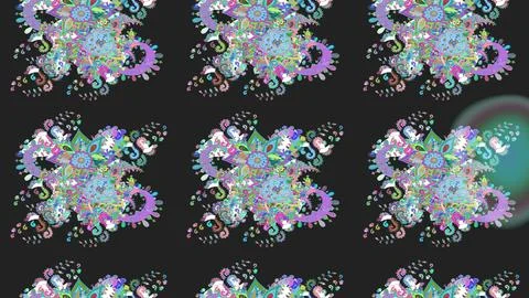Abstract super cute and nice interesting picture Stock Illustration
