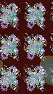 Abstract super cute and nice interesting picture Stock Illustration