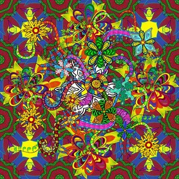 Abstract super cute and nice interesting picture Stock Illustration