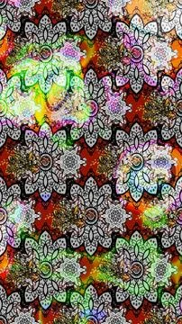 Abstract super cute and nice interesting picture Stock Illustration