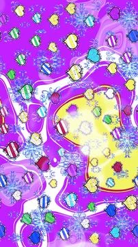 Abstract super cute and nice interesting picture Stock Illustration