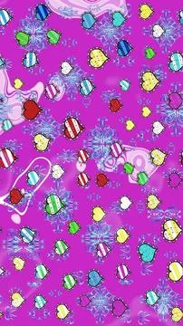 Abstract super cute and nice interesting picture Stock Illustration