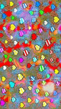 Abstract super cute and nice interesting picture Stock Illustration