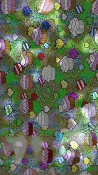 Abstract super cute and nice interesting picture Stock Illustration