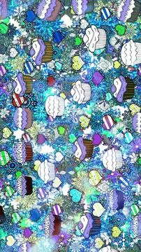 Abstract super cute and nice interesting picture Stock Illustration