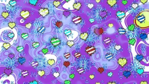 Abstract super cute and nice interesting picture Stock Illustration