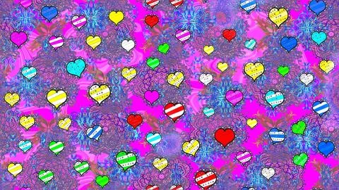 Abstract super cute and nice interesting picture Stock Illustration