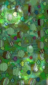 Abstract super cute and nice interesting picture Stock Illustration