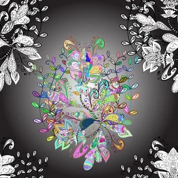 Abstract super cute and nice interesting picture Illustrazione stock