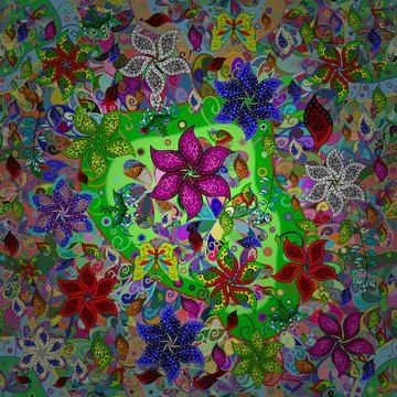 Abstract super cute and nice interesting picture Stock Illustration