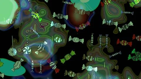 Abstract super cute and nice interesting picture Stock Illustration