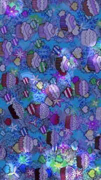Abstract super cute and nice interesting picture Stock Illustration