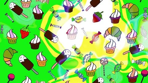 Abstract super cute and nice interesting picture Stock Illustration