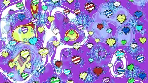 Abstract super cute and nice interesting picture Stock Illustration