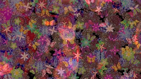 Abstract super cute and nice interesting picture Stock Illustration