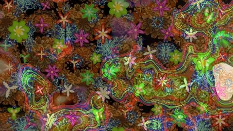 Abstract super cute and nice interesting picture Stock Illustration