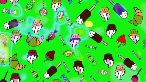 Abstract super cute and nice interesting picture Stock Illustration