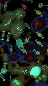 Abstract super cute and nice interesting picture Stock Illustration