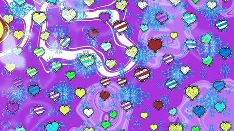 Abstract super cute and nice interesting picture Illustrazione stock