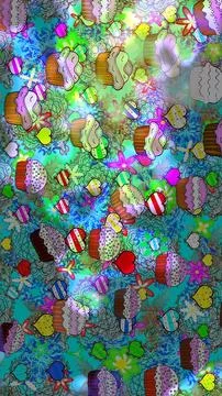 Abstract super cute and nice interesting picture Stock Illustration