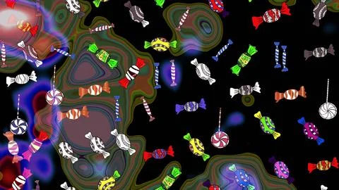 Abstract super cute and nice interesting picture Stock Illustration