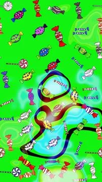 Abstract super cute and nice interesting picture Stock Illustration