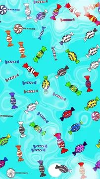 Abstract super cute and nice interesting picture Stock Illustration
