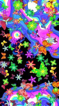 Abstract super cute and nice interesting picture Stock Illustration