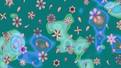 Abstract super cute and nice interesting picture Stock Illustration