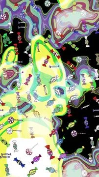 Abstract super cute and nice interesting picture Stock Illustration
