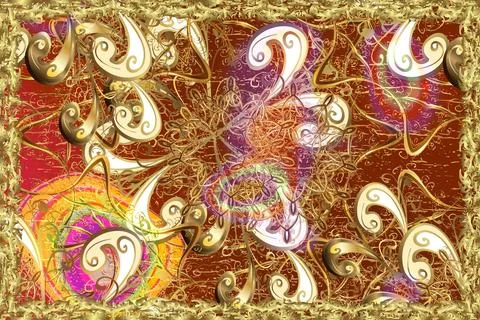 Abstract super cute and nice interesting picture Stock Illustration