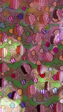 Abstract super cute and nice interesting picture Stock Illustration
