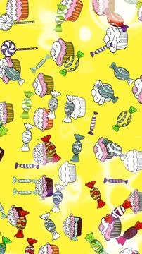 Abstract super cute and nice interesting picture Stock Illustration