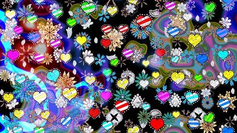 Abstract super cute and nice interesting picture Stock Illustration
